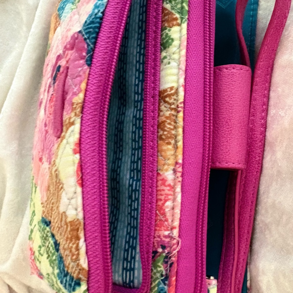 Vera Bradley Multicolor Floral Quilted Wristlet - Picture 5 of 14